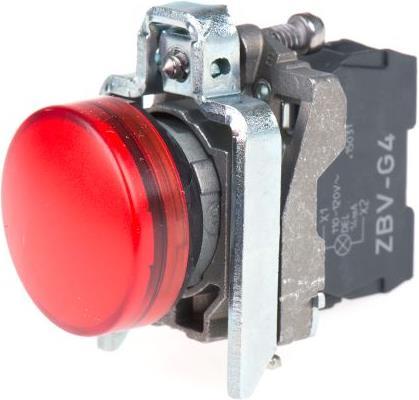 Produktbild Schneider Electric Leuchtmelder LED 48-120VAC rot XB4BVG4