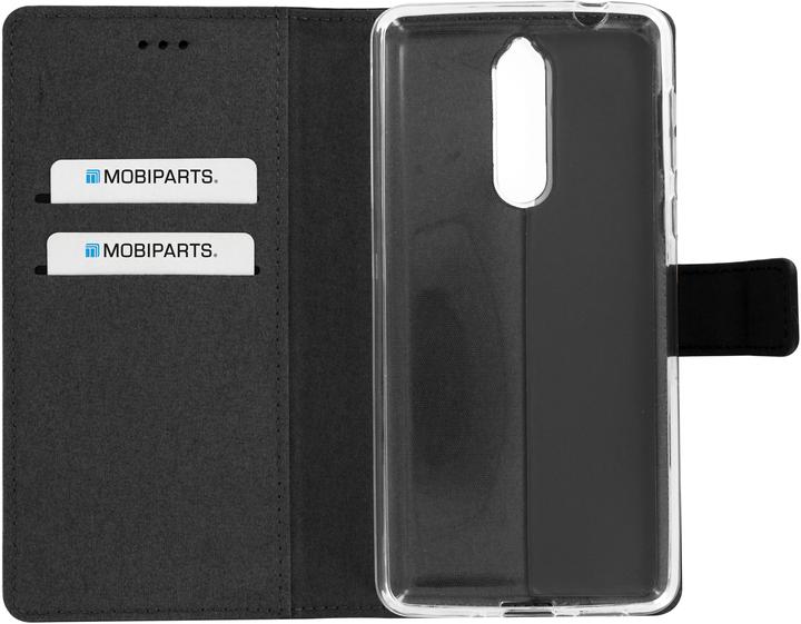 Produktbild Mobiparts Premium Wallet TPU Case Nokia 8 Black (Nokia 8)