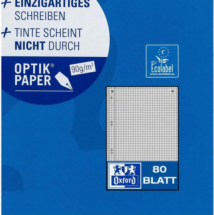 Actual product image Oxford Collegium block (A5, Checked, Hardcover)