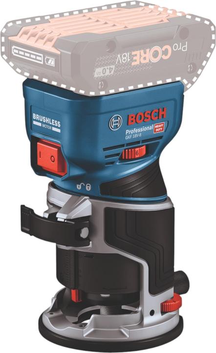 Immagine prodotto Bosch Professional Bosch GKF 18V-8 Posa professionale per bordi a batteria 18 V 8,0 mm senza spazzole + 2x batteria