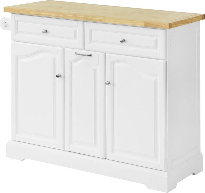 Immagine prodotto SoBuy Isola della cucina Carrello da cucina con portabottiglie