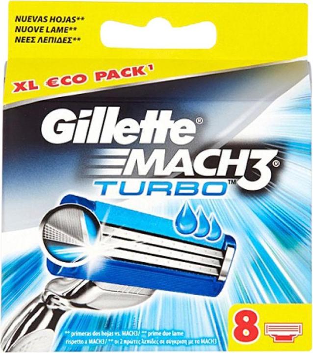 Produktbild Gillette Mach3 Turbo (8 x)