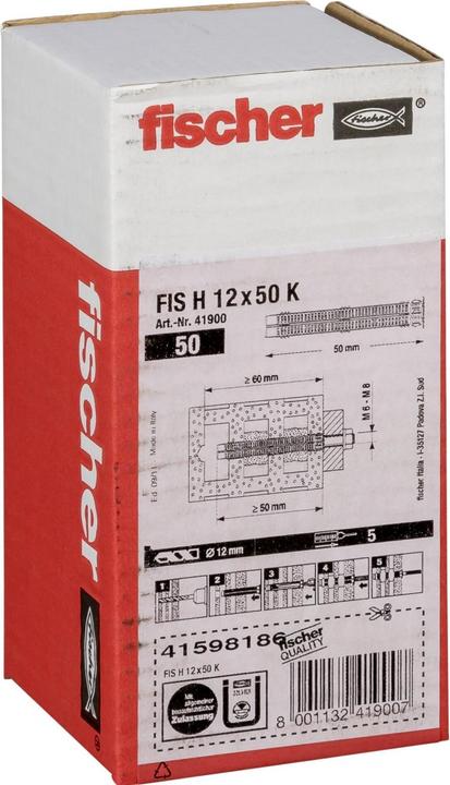 Actual product image Fischer Injection anchor sleeves FIS HK (50 pcs.)