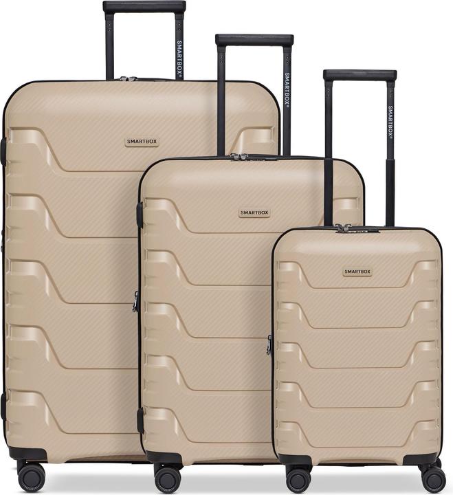 Smartbox Edition 01 4 Rollen Kofferset 3-teilig mit Dehnfalte (233 l, XL (ab 115l))