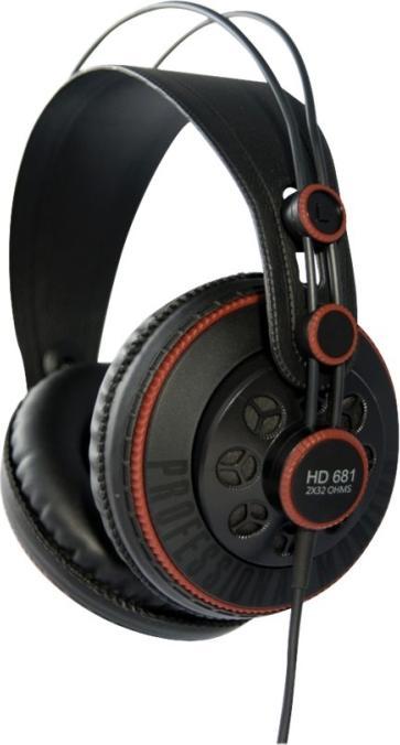 Produktbild Superlux Sourcing HD681 On-Ear, Geräuschunterdrückung, Schwarz (ANC, Kabelgebunden)
