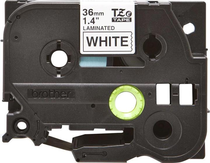 Actual product image Brother Tze-261 (3.60 cm, White, Black)