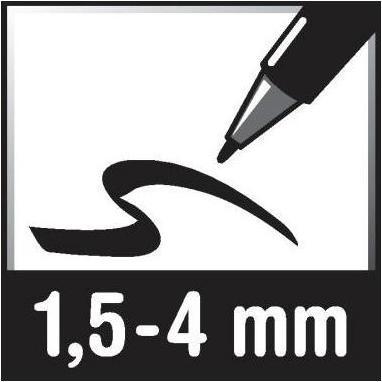 Image du produit Soennecken Marqueur pour tableau blanc Largeur de trait : 1,5-4 mm Couleur d'écriture : noir (Noir, 4 mm, 1 x)
