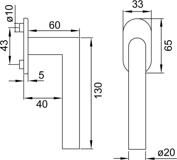 Actual product image Mega Window handles 03-32.235-41.404