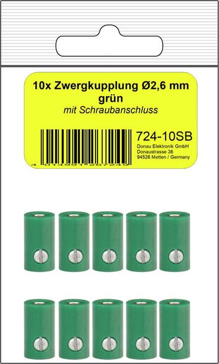Actual product image Donau 10 Mini femalle 2,6 mm green