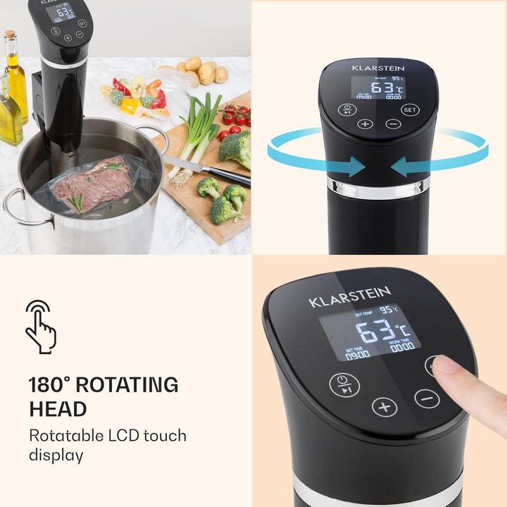 Produktbild Klarstein Quickstick- Sous-Vide Garer, Flex, Schwarz