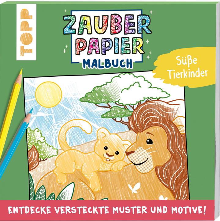 Libro magico di carta da colorare per bambini
