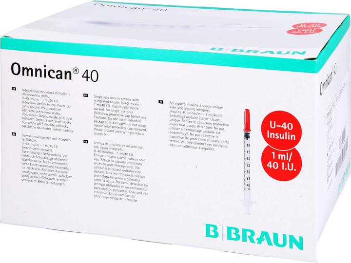 Actual product image B.Braun 40 Insulin U-40 (Insulin injections)