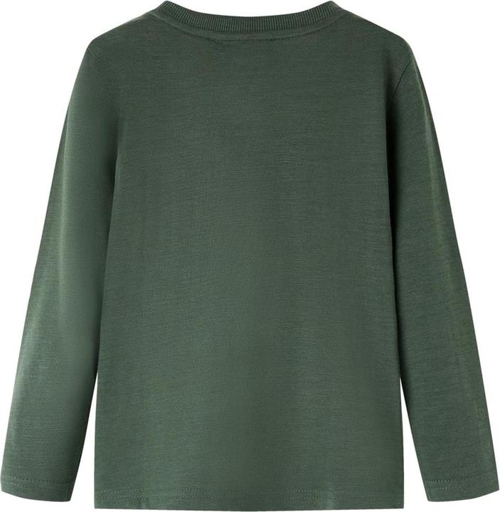 Produktbild VidaXL Kinder-Langarmshirt Dunkelgrün 92,Material: 100 (92)