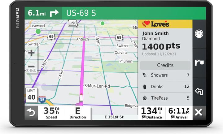 Produktbild Garmin Dezl LGV1010 MT-D EU (10.10")