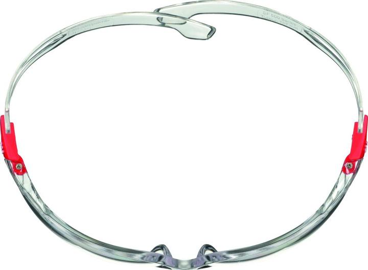 Produktbild 3M SecureFit SF501SGAF-RED Schutzbrille mit Antibeschlag-Schutz Transparent, Ora