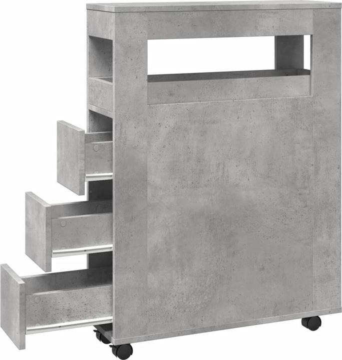 Produktbild VidaXL Badschrank Schmal mit Rollen