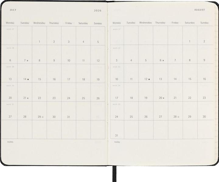 Produktbild Moleskine Schüleragenda (9 x 14 cm, Englisch)