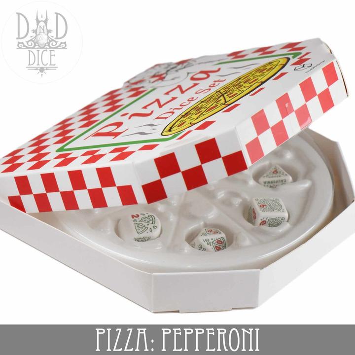 Q Workshop Set di dadi per pizza: salame piccante
