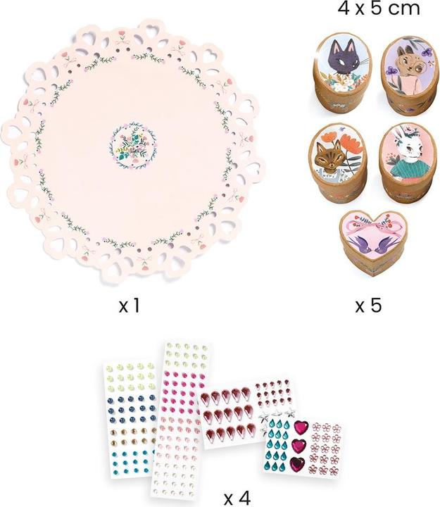 Produktbild Djeco DIY – 5 mini Schachteln zum dekorieren