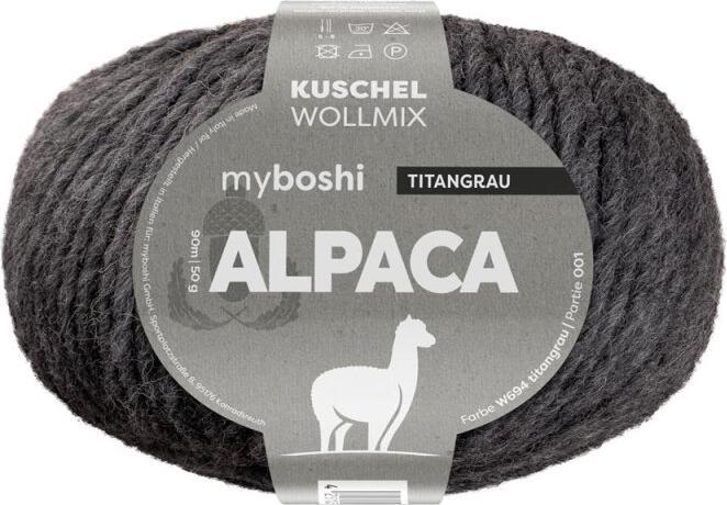 Produktbild Myboshi Alpaca 50g Fb. 694 Titangrau (90 m)