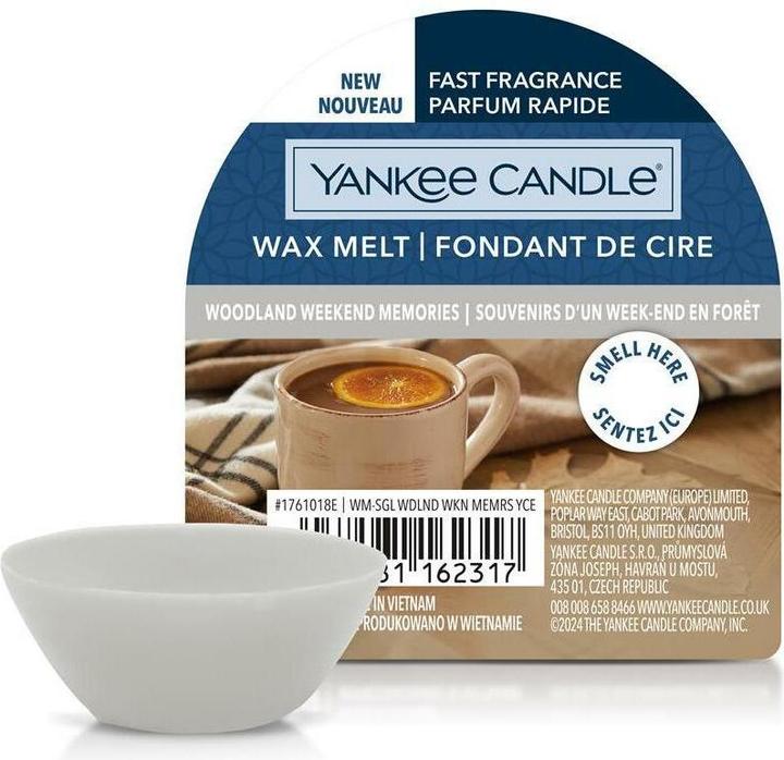 Yankee Candle Woodland Weekend Memories scented wax discs