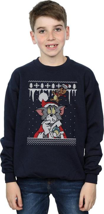 Image du produit Tom & Jerry - Sweat CHRISTMAS FAIR ISLE - Garçon (128)