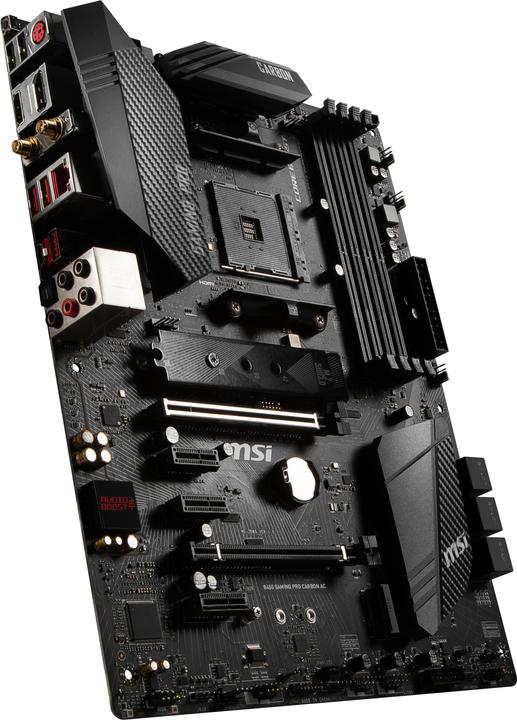 Actual product image MSI B450 Gaming Pro Carbon AC (AM4, AMD B450, ATX)