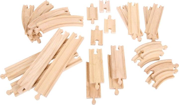 Produktbild Bigjigs Holz-Erweiterung Kit Schienen und Kurven