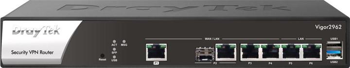 Productafbeelding Draytek VPN-router Vigor 2962 incl.200xVPN