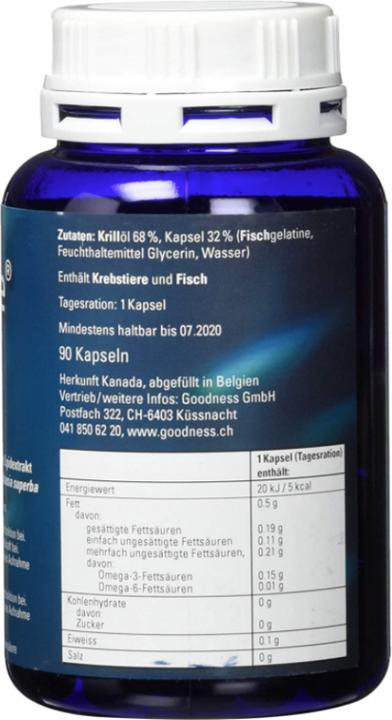 Produktbild Krillcare Krill Oil 500 mg NKO90 (90 Stück, Kapseln, 90 g)
