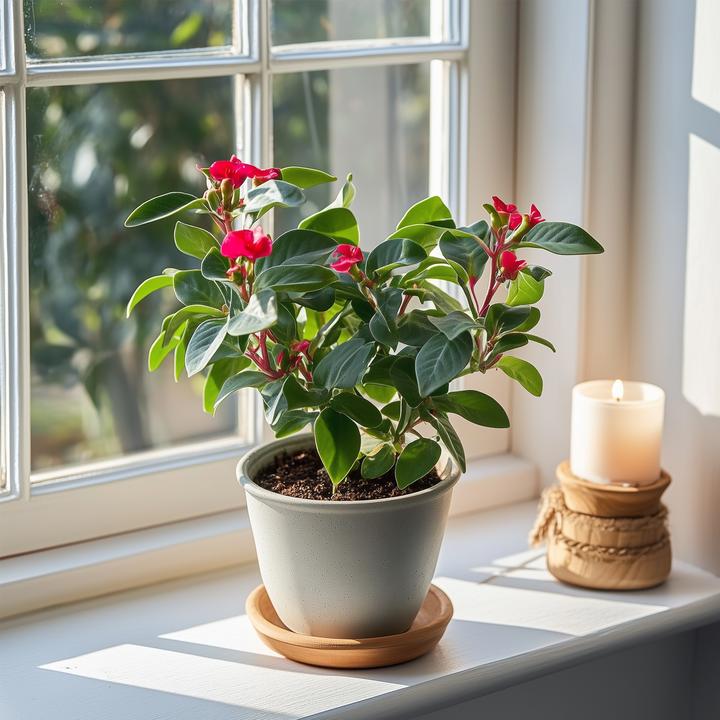 Actual product image Plant in a Box Euphorbia Milii - Honey locust (25 cm)