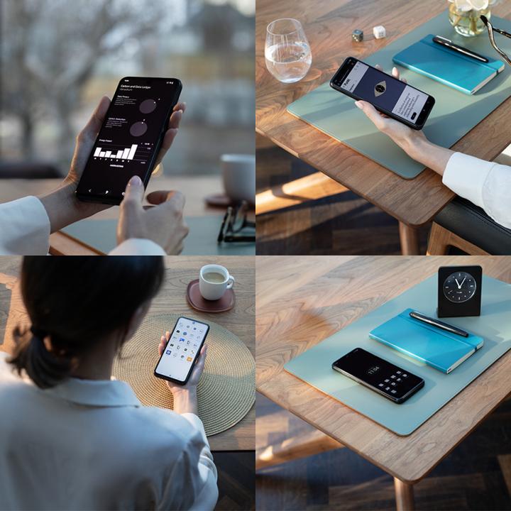 Actual product image Punkt. MC02 (128 GB, Black, 6.67", Hybrid Dual SIM, 64 Mpx, 5G)