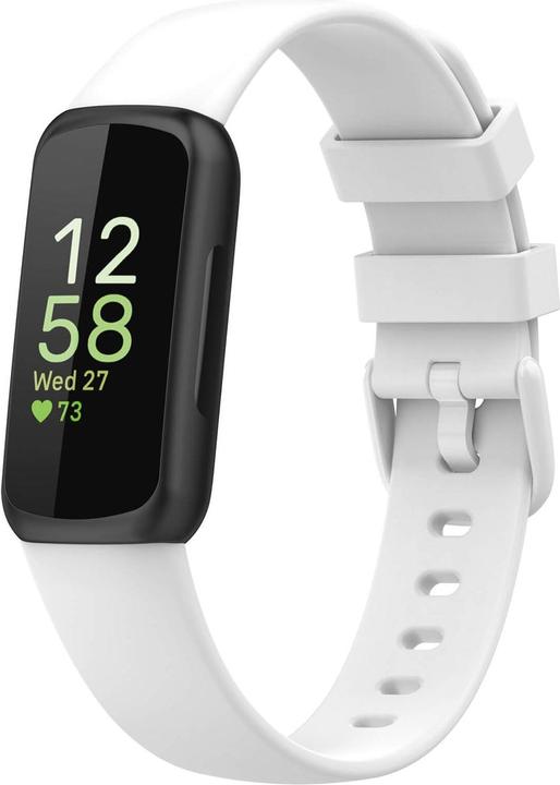 Actual product image Cover-Discount Fitbit Inspire 3 - Silicone Replacement Bracelet white (Silicone, Inspire 3)