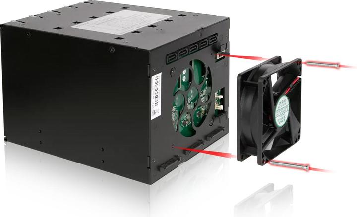 Produktbild Icy Dock FlexCage MB975SP-B R1 - Gehäuse für Speicherlaufwerke - 3.5" (8.9 cm)