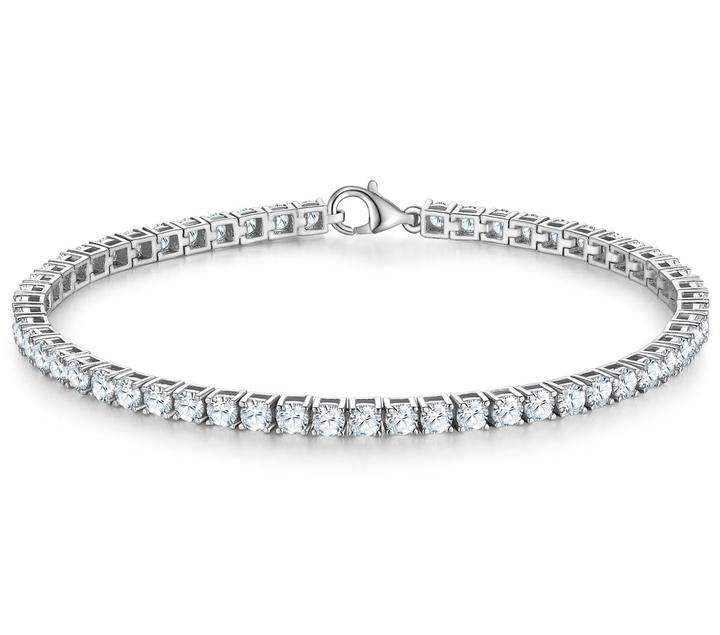 Trilani Damen Armband Sterling Silber - 36500 (19 cm, Sterling Silber)