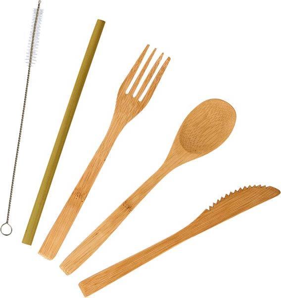 Actual product image Outdoor Spirit Cutlery set 'Bamboo'