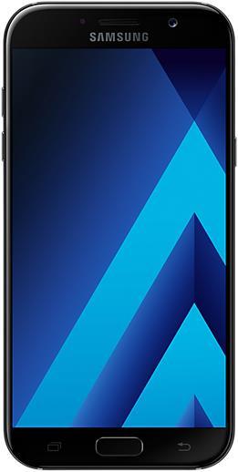 Samsung Galaxy A7 (2017) (32 GB, Black-Sky, 5.70", Hybrid Dual SIM, 16 Mpx, 4G)