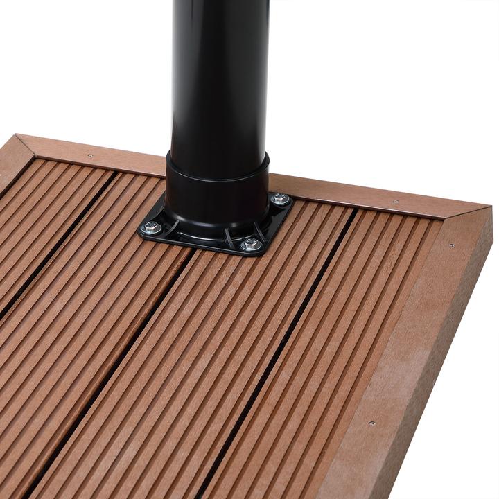 Image du produit Casaria Élément de sol WPC Douche solaire