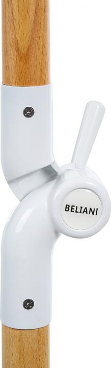 Immagine prodotto Beliani Ombrellone ⌀ 150 cm bianco con mantovana MONDELLO (1.50 m)