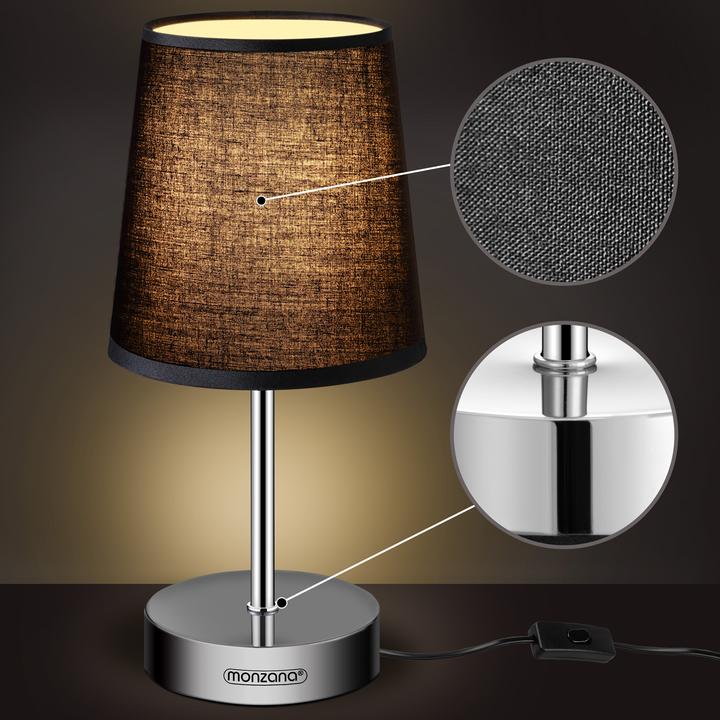 Actual product image Monzana Bedside Lamp (E14)