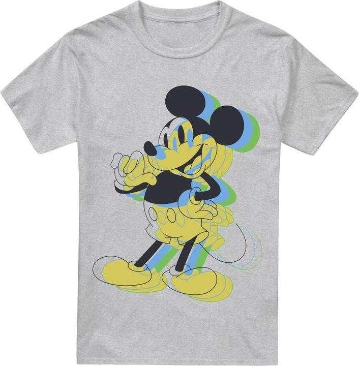 Actual product image Disney Mens Trippy Mickey Mouse T-Shirt (XL)