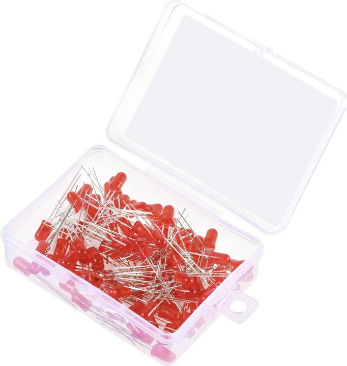 Image du produit Tru Components LED câblée Rouge Rond Diffus 420 mcd 30 ° 20 mA 1.8 V, 2.4 V