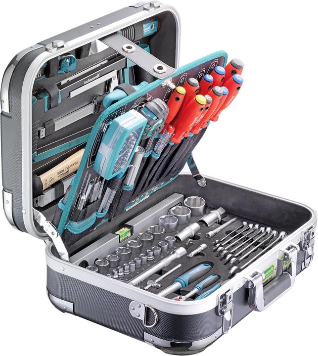 technocraft ABS-Werkzeugkoffer PRO CHROME 152-tlg
