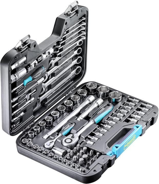 Produktbild technocraft Steckschlüssel-Satz BLACK 1/4" + 1/2", 82-tlg (1/4", 1/2")