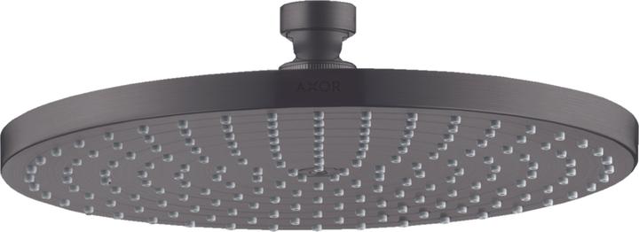 hansgrohe Overhead shower 240 1jet AXOR STARCK DN 15 brushed black chrome (1 Beam types, 18 l/min)