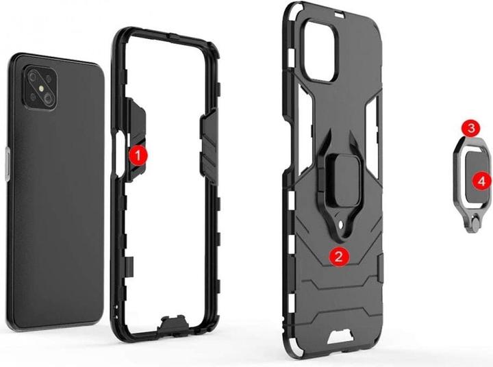 Immagine prodotto Screenguard RingCase Custodia antiurto per Oppo Reno4 Z 5G (Oppo Reno 4 Z 5G)