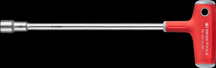 Image du produit PB Swiss Tools Tournevis pour vis à six pans creux PB 1202 manche transversal Gr.13 230mm (Hexagone externe)