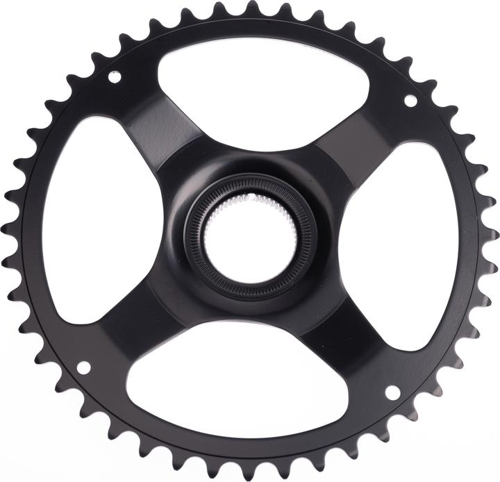 Actual product image Shimano Chainring STEPS CR-ET600 44 teeth 50 mm chainline black (44)