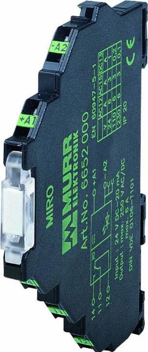 Murr Elektronik MIRO TR 5VDC FK Optocoupler module IN: 5.5 VDC - OUT: 48 VDC 2 A 6.2 mm spring clamp terminal block