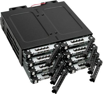 Produktbild Icy Dock ToughArmor MB998SK-B - Gehäuse für Speicherlaufwerke - 2.5" (6.4 cm)